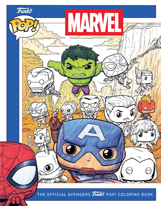 Couverture_Marvel: The Official Avengers Funko POP! Coloring Book