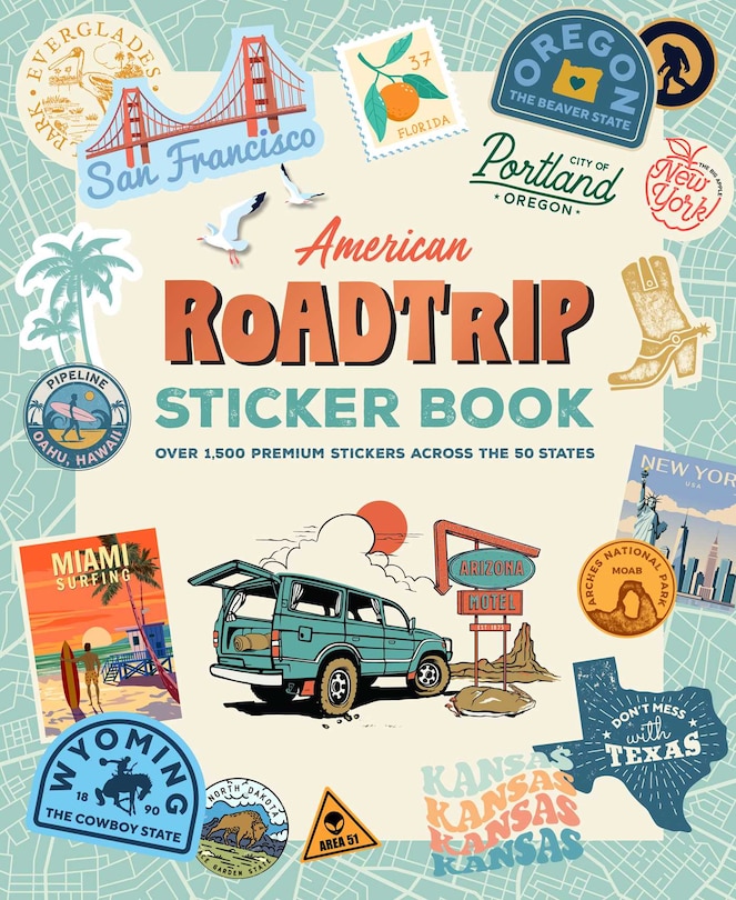 Front cover_American Road Trip Sticker Book