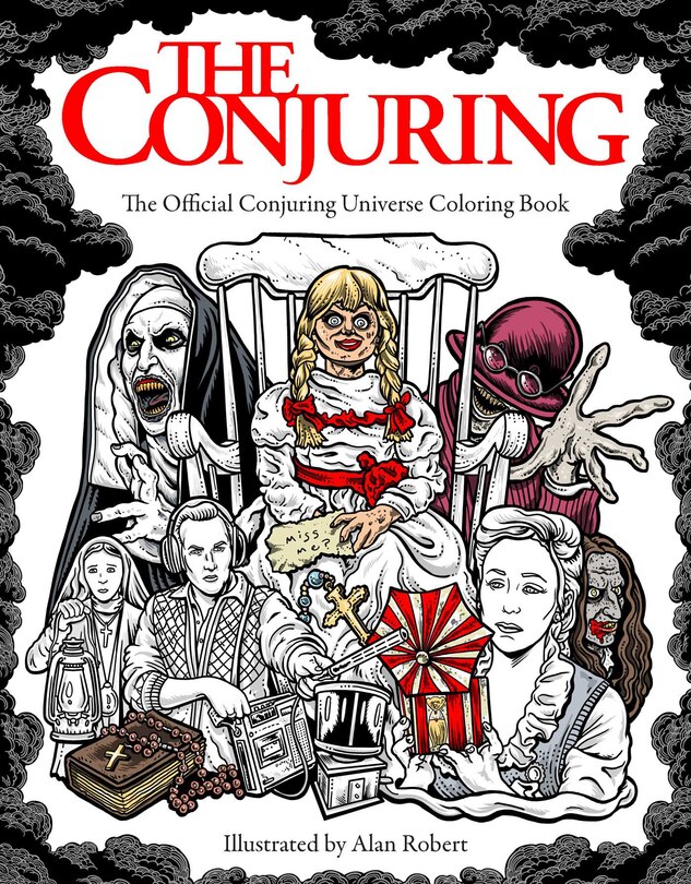 Front cover_The Conjuring: The Official Conjuring Universe Coloring Book