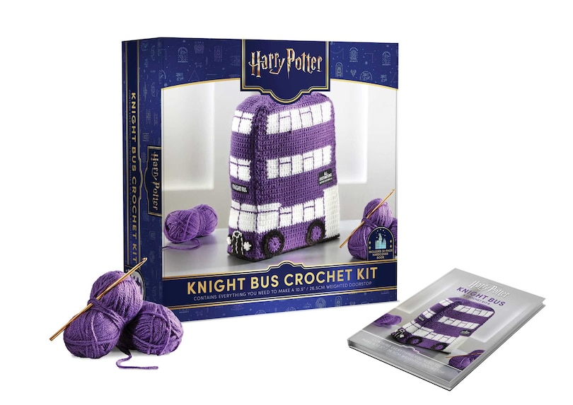 Couverture_Harry Potter: Knight Bus Doorstop Crochet Kit