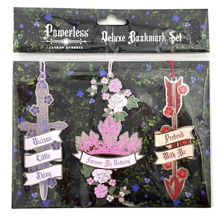 Front cover_Lauren Roberts: Powerless Trilogy Deluxe Bookmark Set (Set of 3)