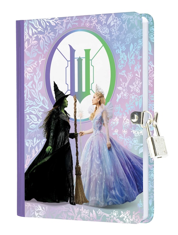 Front cover_Wicked: Friends For Good Lock & Key Diary