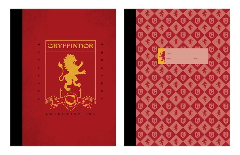 Couverture_Harry Potter: Gryffindor Composition Notebook Set (Set of 2)