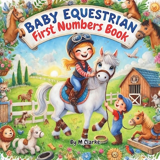 Front cover_Baby Equestrian First Numbers Book