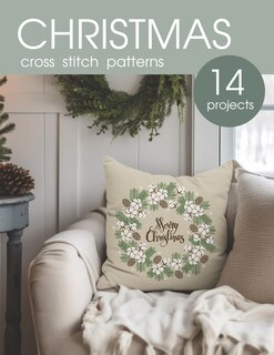 Front cover_Christmas cross stitch patterns book