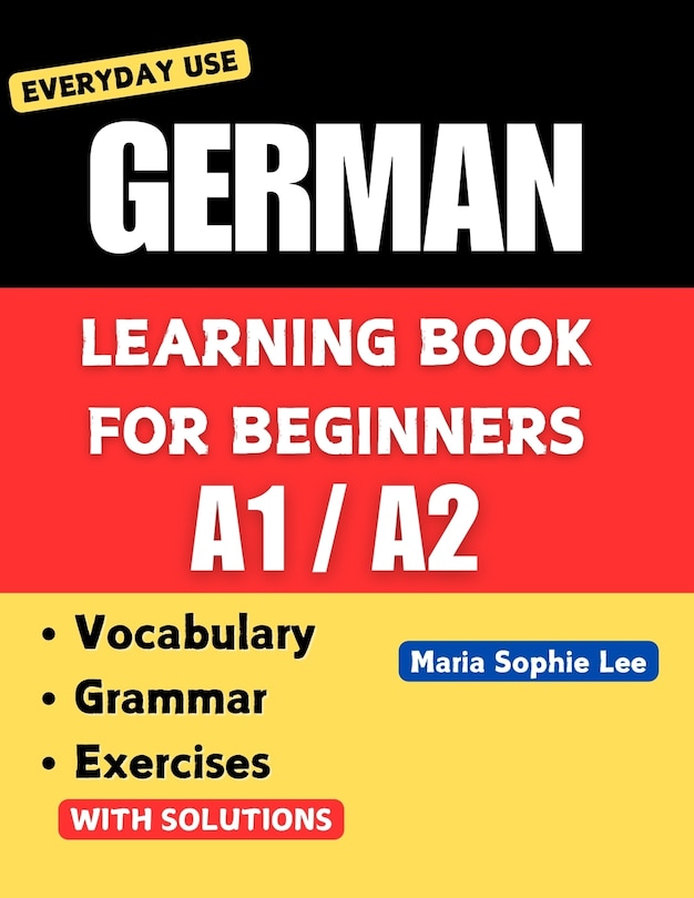 Front cover_German Learning Book for Beginners A1-A2
