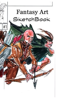 Front cover_Fantasy Art Sketchbook #1