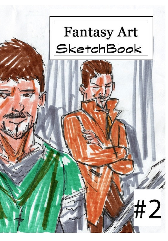 Front cover_Fantasy Art Sketchbook #2