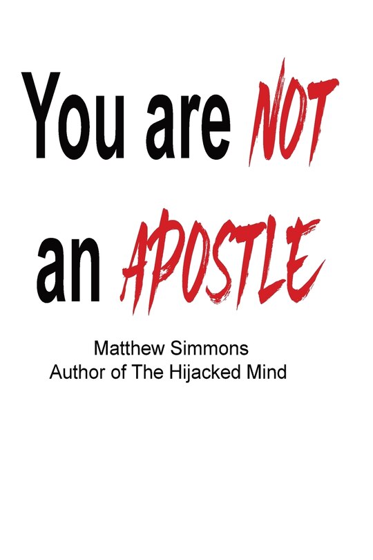 Front cover_You are Not an Apostle