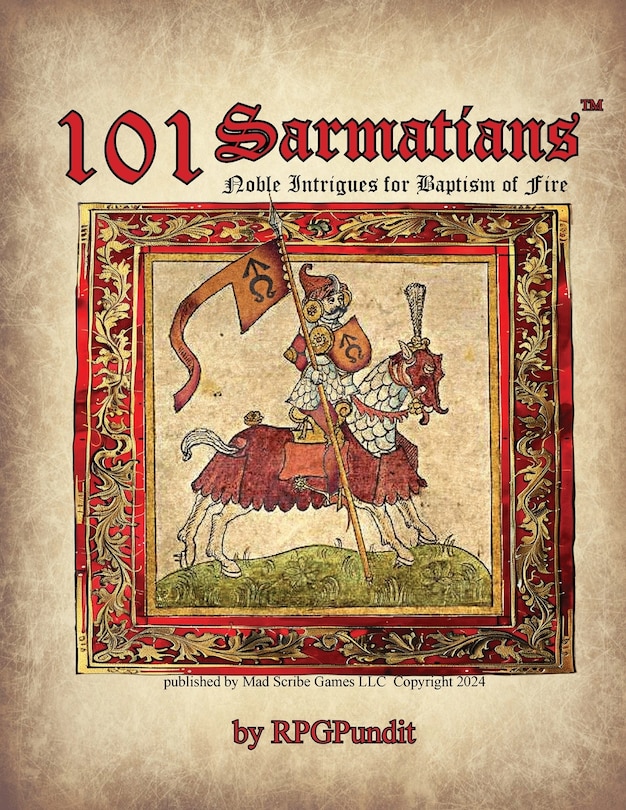 Front cover_101 Sarmatians - Noble Intrigues for Baptism of Fire