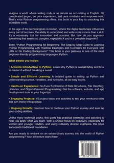 Front cover_Python Programming for Beginners