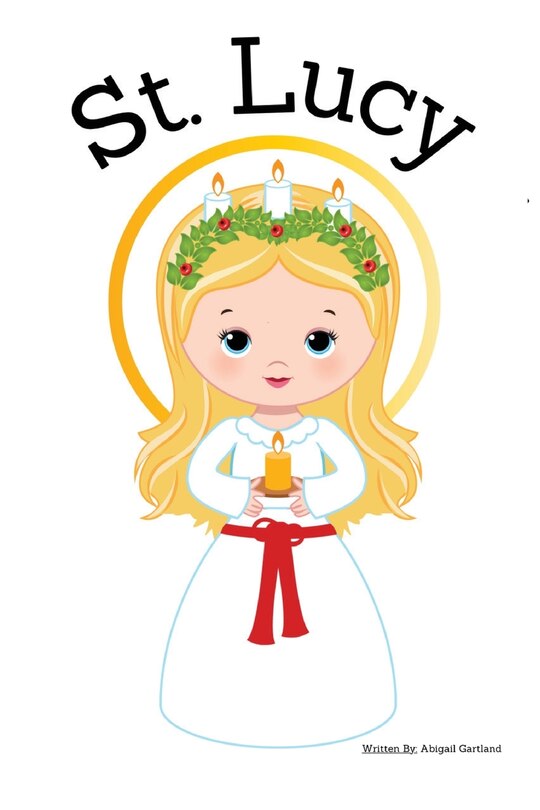 Front cover_St. Lucy - Children's Christian Book - Lives of the Saints