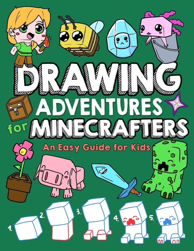 Front cover_Drawing Adventures for Minecrafters