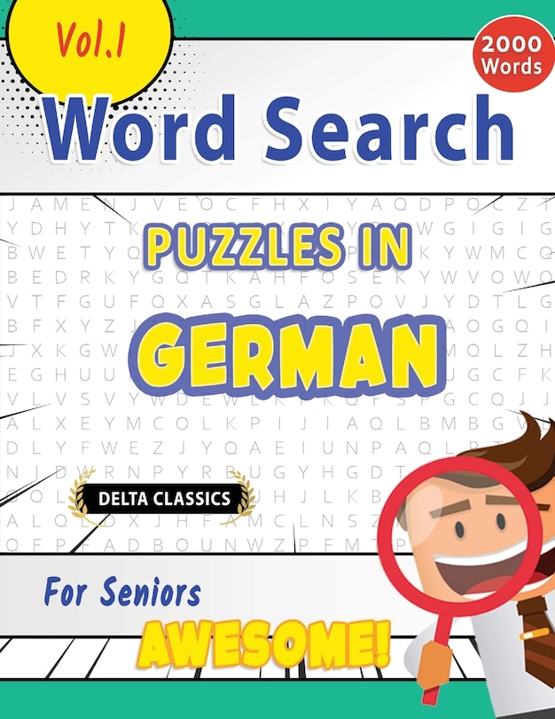 Couverture_Word Search Puzzles in German for Seniors - Awesome! Vol.1 - Delta Classics