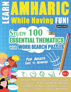 Front cover_Learn Amharic While Having Fun! - For Adults