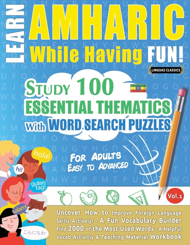 Front cover_Learn Amharic While Having Fun! - For Adults