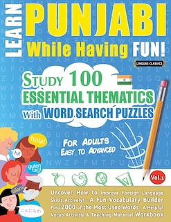 Couverture_Learn Punjabi While Having Fun! - For Adults