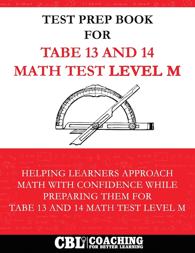 Front cover_Test Prep Book For TABE 13 and 14 Math Test Level M