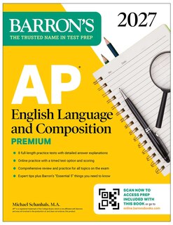 Couverture_AP English Language and Composition Premium, 2027: Prep Book with 8 Practice Tests + Online Practice