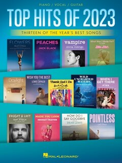 Front cover_Top Hits of 2023 - Arranged for Piano/Vocal/Guitar
