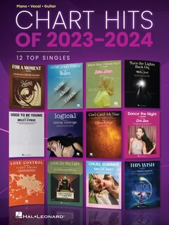 Front cover_Chart Hits of 2023-2024 - Piano/Vocal/Guitar Songbook
