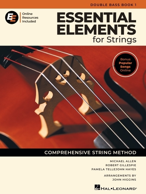 Front cover_Essential Elements for Strings - Double Bass Book 1 with Online Resources