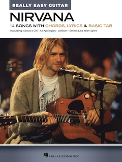 Front cover_Nirvana - Really Easy Guitar: 14 Songs with Chords, Lyrics & Basic Tab