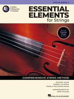 Front cover_Essential Elements for Strings - Violin Book 2 with Online Resources