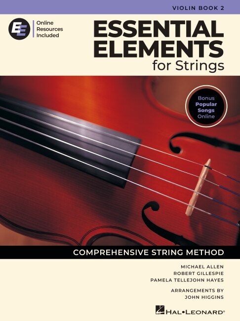 Front cover_Essential Elements for Strings - Violin Book 2 with Online Resources
