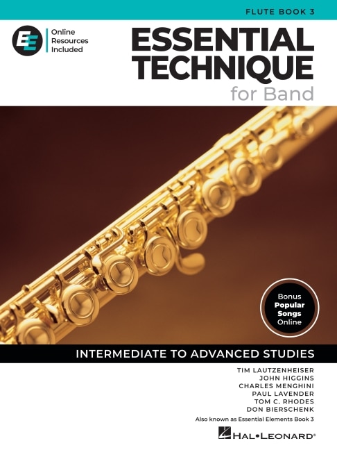 Front cover_Essential Technique for Band - Flute Book 3 with Online Resources