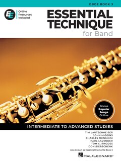 Front cover_Essential Technique for Band - Oboe Book 3 with Online Resources