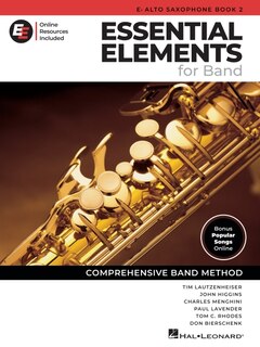 Front cover_Essential Elements for Band - Eb Alto Sax Book 2 with EEi