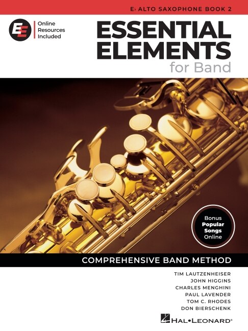 Front cover_Essential Elements for Band - Eb Alto Sax Book 2 with EEi