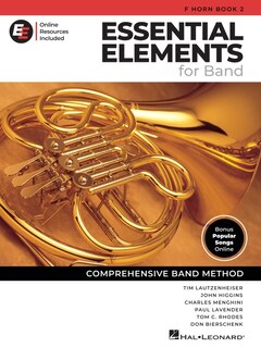 Front cover_Essential Elements for Band - F Horn Book 2 with EEi