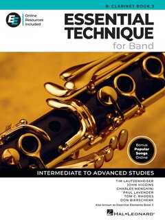 Couverture_Essential Technique for Band - Bb Clarinet Book 3 with Online Resources
