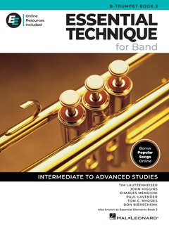 Front cover_Essential Technique for Band - Bb Trumpet Book 3 with Online Resources