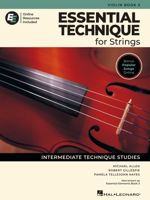 Front cover_Essential Technique for Strings - Violin Book 3 with Online Resources