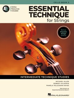 Couverture_Essential Technique for Strings - Cello Book 3 with Online Resources