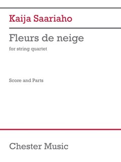 Front cover_Sarriaho: Fleurs De Neige for String Quartet Score and Parts