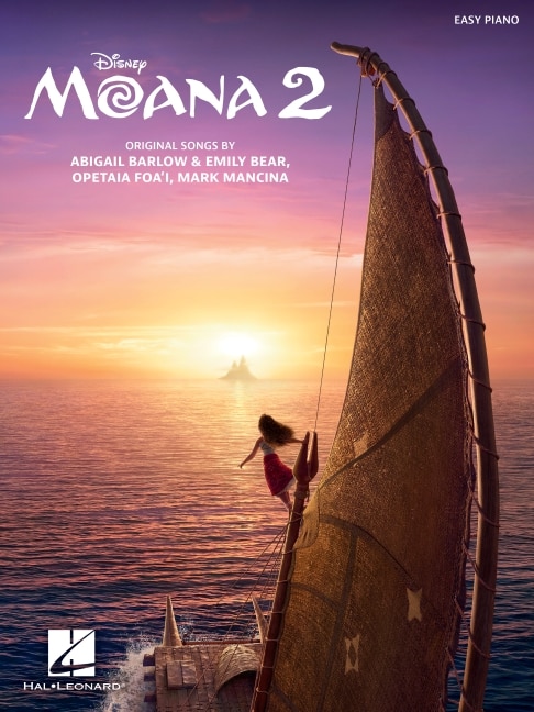 Front cover_Moana 2 - Music from the Motion Picture for Easy Piano with Lyrics