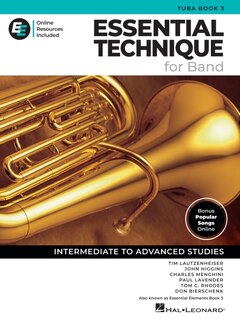 Front cover_Essential Technique for Band - Tuba Book 3 with Online Resources