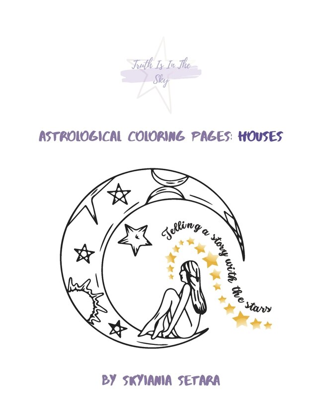 Front cover_Astrological Coloring Pages: Houses