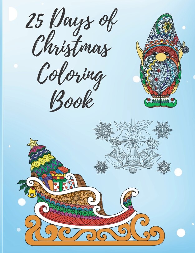 Front cover_25 Days of Christmas Coloring Book