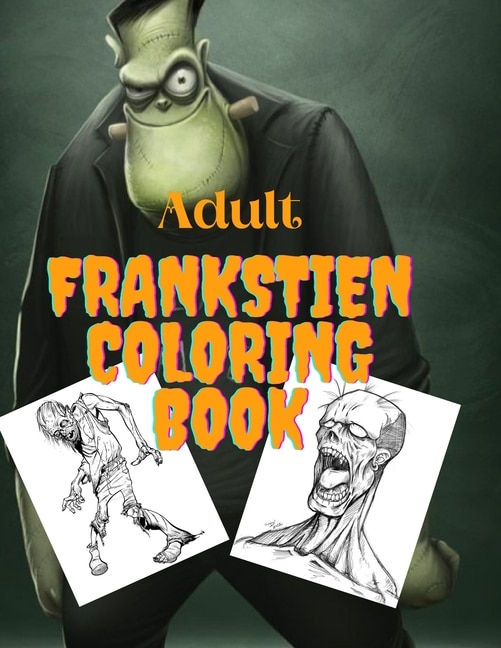 Adult frankstien coloring book