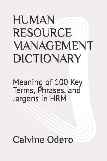 Couverture_Human Resource Management Dictionary
