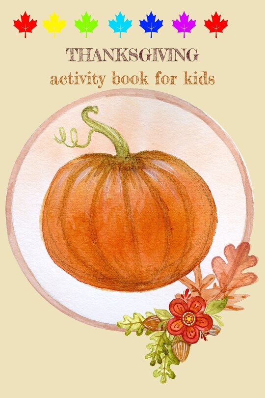 Front cover_Thanksgiving Activity Book for Kids