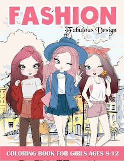 Couverture_Fashion Coloring Book For Girls