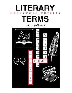 Front cover_Literary Terms Crossword Puzzles