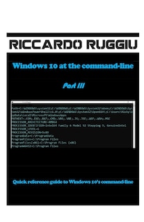 Front cover_Windows 10 at the command-line Part III