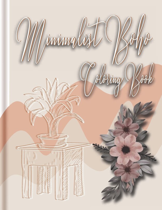 Front cover_minimalist boho coloring book